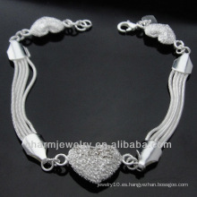 Pulsera de plata esterlina BSS-010